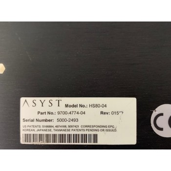Asyst 9700-4774-04 HS80-04 SMART-COMM HS80